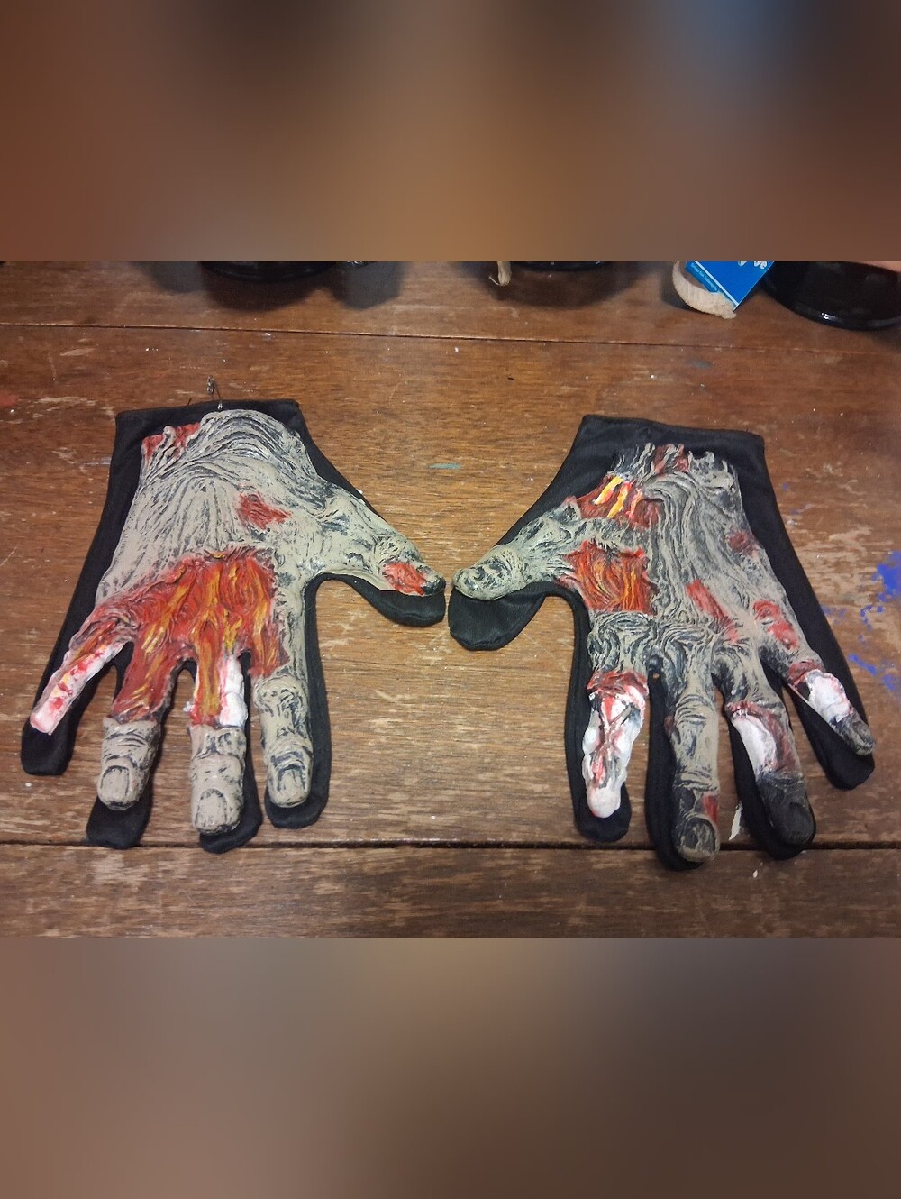 Vintage HALLOWEEN Eastern Unlimited Zombie Gloves